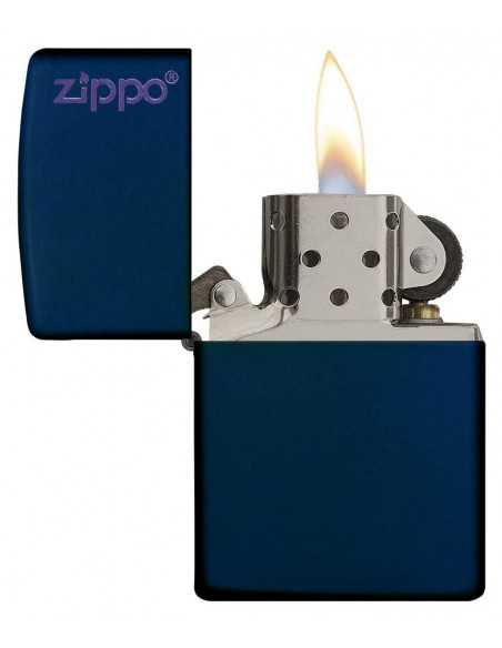 Zippo Navy Matte Logo Brichete Zippo Zippo Manufacturing Company
