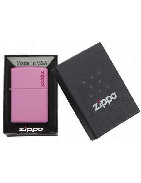 Zippo Pink Matte Logo Brichete Zippo Zippo Manufacturing Company