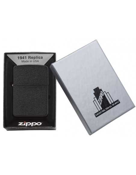 Zippo 1941 Replica Black Crackle Brichete Zippo Zippo Manufacturing Company