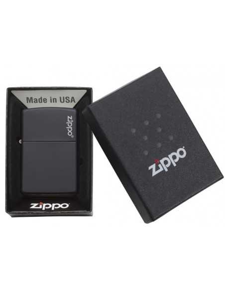 Zippo Black Matte Logo Brichete Zippo Zippo Manufacturing Company