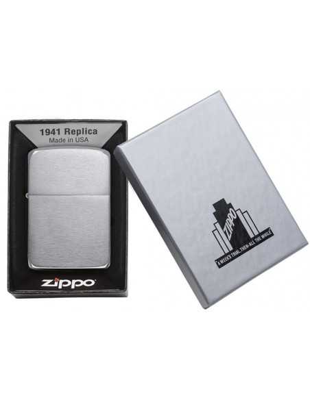 Zippo 1941 Replica Brushed Chrome Brichete Zippo Zippo Manufacturing Company
