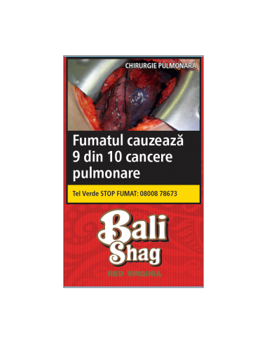 Tutun tigari Bali Red (Rounded/Golden) (40g) + Foite Tutun de Rulat