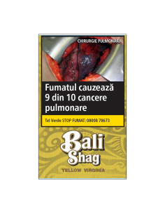 Tutun tigari Bali Yellow (Mellow) Virginia (40g) + Foite Tutun de Rulat
